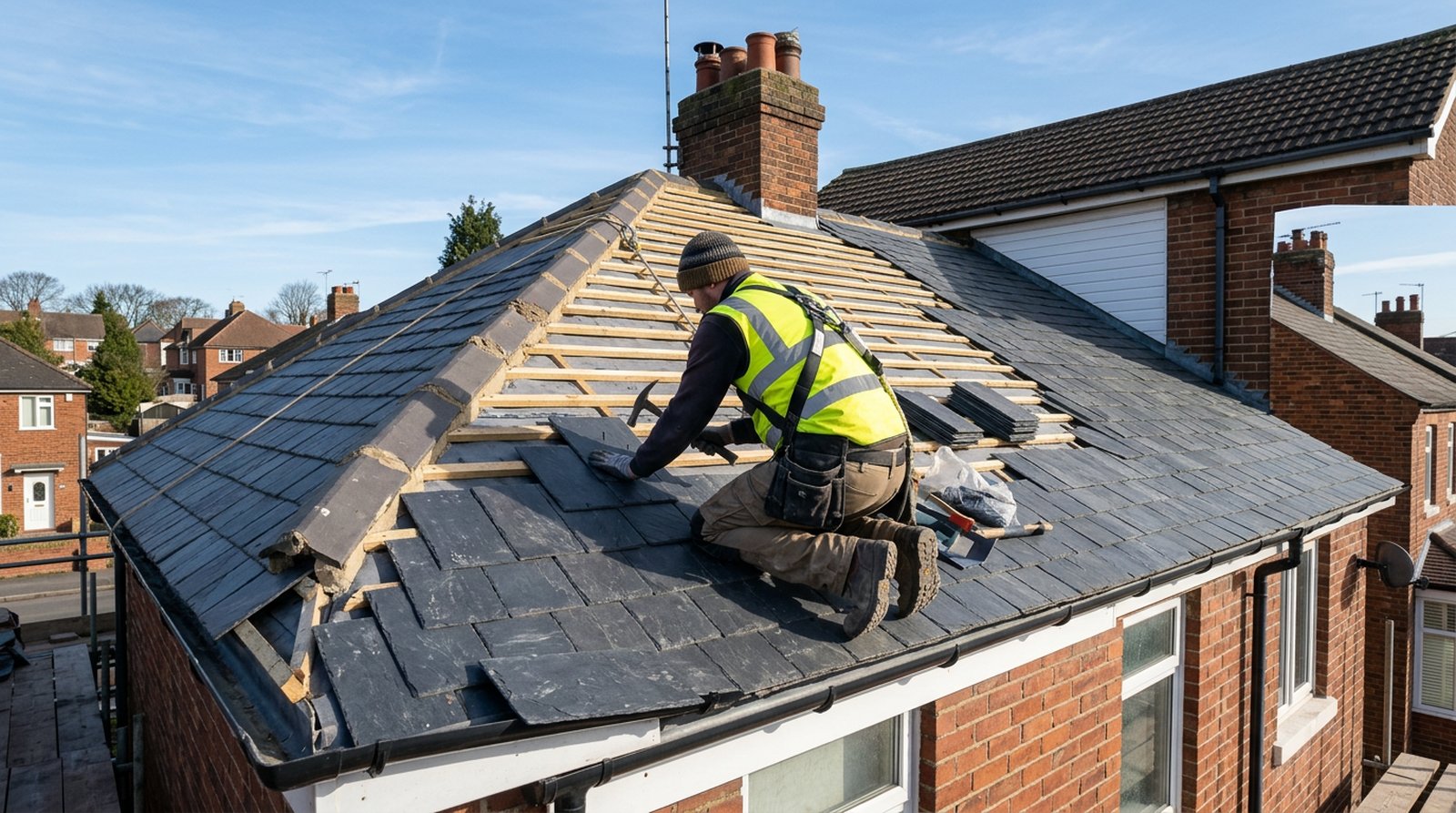 New Roof Installation work example 4